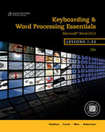 Keyboarding and Word Processing Essentials, Lessons 1-55, Spiral bound Version cover