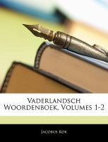 Vaderlandsch Woordenboek cover