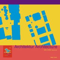Architektur Architecture Expo 2000 Hannover cover