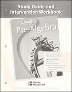 Pre-Algebra, Study Guide and Intervention Workbook cover