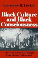 Black Culture and Black Consciousness Afro-American Folk Thought from Slavery to Freedom cover
