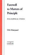 Farewell to Matters of Principle Philosophical Studies cover