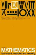 Mathematics - Vol. 2: Its Content, Methods, and Meaning - 2nd Edition cover