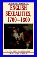 English Sexualities, 1700-1800 cover