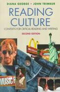 Reading Culture Contexts for Critical Reading and Writing cover