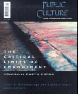 The Critical Limits of Embodiment Reflections on Disability Criticism cover