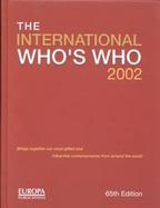 The International Who's Who cover