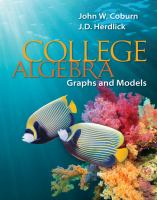 Loose Leaf Version for College Algebra: Graphs & Models cover