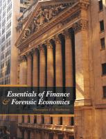 ECO235: Essentials of Finance & Forensic Economics (John Jay College - NY - CPS8) cover
