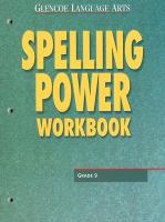 Spelling Power Grade 9 cover