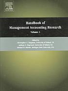 Handbook of Management Accounting Research cover