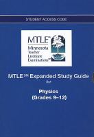 Physics (Grades 9-12) cover