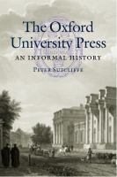 The Oxford University Press An Informal History cover