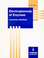 Electrophoresis of Enzymes: Laboratory Methods cover