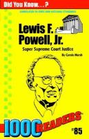 Lewis F Powell, Jr Super Supreme Court Justice cover