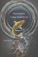 What the Best College Students Do cover