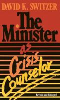 The Minister As Crisis Counselor cover
