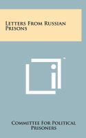 Letters from Russian Prisons cover