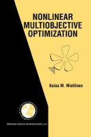 Nonlinear Multiobjective Optimization cover