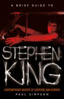 A Brief Guide to Stephen King cover