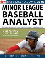 2015 Minor League Baseball Analyst cover