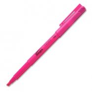 Pen Style Highlighter, Chisel Point, Fluorescent Pink cover