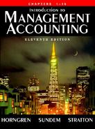 Introduction to Management Accounting Alternate Edition cover