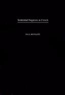 Sentential Negation in French cover