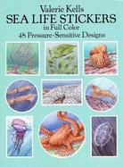 Sea Life Stickers in Full Color 48 Pressure-Sensitive Designs cover