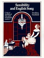 Sensibility and English Song Critical Studies of the Early Twentieth Century (volume1) cover