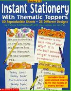 Instant Stationery With Thematic Toppers 50 Reproducible Sheets - 25 Different Designs cover