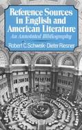 Reference Sources in English and American Literature An Annotated Bibliography cover