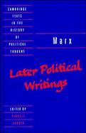 Marx Later Political Writings cover