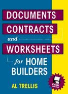 Documents, Contracts, and Worksheets for Home Builders cover