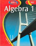 Algebra 1 California Edition cover