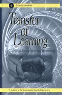 Transfer of Learning Cognition, Instruction, and Reasoning cover