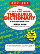The Clear and Simple Thesaurus Dictionary cover