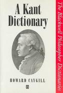 A Kant Dictionary cover