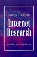 The Lawyer's Guide to Internet Research cover