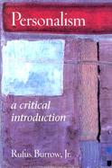Personalism A Critical Introduction cover