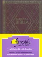Sagrada Biblia Latinoamericana Familiar Burgundy Padded Gold-Gilded Pages Edges cover