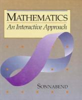 Mathematics: An Interactive Approach cover
