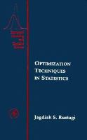 Optimization Techniques in Statistics cover