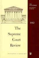 1982 The Supreme Court Review cover