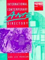 International Contemporary Arts Directory cover