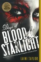 Days of Blood and Starlight cover