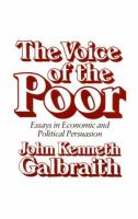 Voice of the Poor: Essays in Economic and Political Persuasion cover