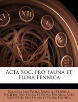 Acta Soc Pro Fauna et Flora Fennic cover