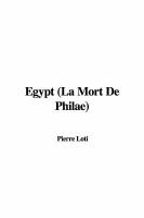 Egypt (La Mort de Philae) cover