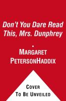 Don't You Dare Read This, Mrs. Dunphrey cover